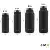 imageEllo Cooper 22oz Stainless Steel Water Bottle with Straw and Carry Handle Double Walled and Vacuum Insulated Metal Leak Proof Locking Lid with Soft Silicone Spout Reusable BPA Free BlackBlack