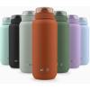 imageEllo Cooper 22oz Stainless Steel Water Bottle with Straw and Carry Handle Double Walled and Vacuum Insulated Metal Leak Proof Locking Lid with Soft Silicone Spout Reusable BPA Free BlackBonfire