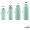 imageEllo Cooper 22oz Stainless Steel Water Bottle with Straw and Carry Handle Double Walled and Vacuum Insulated Metal Leak Proof Locking Lid with Soft Silicone Spout Reusable BPA Free BlackYucca