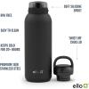 imageEllo Cooper 32oz Stainless Steel Water Bottle with 2 Lids Chug and Straw  Leak Proof  Double Walled and Vacuum Insulated  Built in Carry Loop  Dishwasher Safe  Bubblegum PinkSage