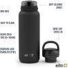 imageEllo Cooper 32oz Stainless Steel Water Bottle with 2 Lids Chug and Straw  Leak Proof  Double Walled and Vacuum Insulated  Built in Carry Loop  Dishwasher Safe  Bubblegum PinkYucca