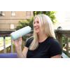 imageEllo Cooper 32oz Stainless Steel Water Bottle with 2 Lids Chug and Straw  Leak Proof  Double Walled and Vacuum Insulated  Built in Carry Loop  Dishwasher Safe  Bubblegum PinkSage