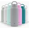 imageEllo Cooper Twist 32oz Stainless Steel Water Bottle with Chug Lid  Leak Proof  Double Walled and Vacuum Insulated  Built in Carry Loop  Dishwasher Safe  Cashmere PinkGray