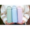 imageEllo Cooper Twist 32oz Stainless Steel Water Bottle with Chug Lid  Leak Proof  Double Walled and Vacuum Insulated  Built in Carry Loop  Dishwasher Safe  Cashmere PinkHalogen Blue