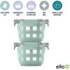 imageEllo Duraglass 2Pack 2 Cup Reusable Glass Container Jar with Leak Proof Lids and Protective Silicone Sleeves  Perfect for Overnight Oats Snacks Yogurt  BPAFree  Dishwasher Safe  Halogen BlueYucca