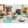 imageEllo Duraglass 2Pack 2 Cup Reusable Glass Container Jar with Leak Proof Lids and Protective Silicone Sleeves  Perfect for Overnight Oats Snacks Yogurt  BPAFree  Dishwasher Safe  Halogen BlueGarden Goals
