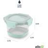imageEllo Duraglass 2Pack 2 Cup Reusable Glass Container Jar with Leak Proof Lids and Protective Silicone Sleeves  Perfect for Overnight Oats Snacks Yogurt  BPAFree  Dishwasher Safe  Halogen BlueGarden Goals
