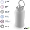 imageEllo Hydra 64oz Half Gallon Vacuum Insulated Stainless Steel Jug with Locking LeakProof Lid and Soft Silicone Straw Metal Reusable Water Bottle Keeps Cold All DayGray