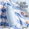 imageEllo Hydra 64oz Half Gallon Vacuum Insulated Stainless Steel Jug with Locking LeakProof Lid and Soft Silicone Straw Metal Reusable Water Bottle Keeps Cold All DayGray