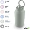 imageEllo Hydra 64oz Half Gallon Vacuum Insulated Stainless Steel Jug with Locking LeakProof Lid and Soft Silicone Straw Metal Reusable Water Bottle Keeps Cold All DaySage