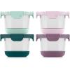 imageEllo Duraglass 2Pack 2 Cup Reusable Glass Container Jar with Leak Proof Lids and Protective Silicone Sleeves  Perfect for Overnight Oats Snacks Yogurt  BPAFree  Dishwasher Safe  Halogen BlueGarden Goals