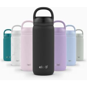 imageEllo Cooper Twist 32oz Stainless Steel Water Bottle with Chug Lid  Leak Proof  Double Walled and Vacuum Insulated  Built in Carry Loop  Dishwasher Safe  Cashmere PinkBlack