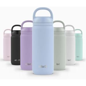imageEllo Cooper Twist 32oz Stainless Steel Water Bottle with Chug Lid  Leak Proof  Double Walled and Vacuum Insulated  Built in Carry Loop  Dishwasher Safe  Cashmere PinkHalogen Blue