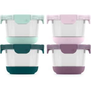 imageEllo Duraglass 2Pack 2 Cup Reusable Glass Container Jar with Leak Proof Lids and Protective Silicone Sleeves  Perfect for Overnight Oats Snacks Yogurt  BPAFree  Dishwasher Safe  Halogen BlueGarden Goals