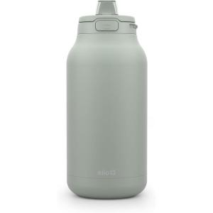 imageEllo Hydra 64oz Half Gallon Vacuum Insulated Stainless Steel Jug with Locking LeakProof Lid and Soft Silicone Straw Metal Reusable Water Bottle Keeps Cold All DaySage