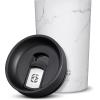 imageEllo 11oz Jones Vacuum Insulated Stainless Steel Travel Mug LeakProof Slider Lid Keeps Hot for 5 Hours Perfect for Coffee or Tea BPAFree TumblerMarble