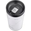 imageEllo 11oz Jones Vacuum Insulated Stainless Steel Travel Mug LeakProof Slider Lid Keeps Hot for 5 Hours Perfect for Coffee or Tea BPAFree TumblerMarble