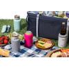imageEllo 41 Stainless Steel Insulated Can Cooler 12 oz Works with 12 oz 16 oz and Slim Tall CansGray