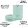imageEllo 41 Stainless Steel Insulated Can Cooler 12 oz Works with 12 oz 16 oz and Slim Tall CansGray