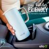 imageEllo Campy Vacuum Insulated Travel Mug with LeakProof Slider Lid and Comfy Carry Handle Perfect for Coffee or Tea BPA Free Avalon Sea 18ozFrost