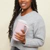 imageEllo Campy Vacuum Insulated Travel Mug with LeakProof Slider Lid and Comfy Carry Handle Perfect for Coffee or Tea BPA Free Avalon Sea 18ozPink Satin