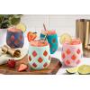 imageEllo Cru 17oz Stemless Wine Glass Set with Protective Silicone Sleeves Dishwasher Safe Cocktail Glass Pack Perfect for Summer Patios and Parties Festive Fun Holiday Gift for Women Men Her HimRose