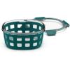 imageEllo Duraglass Meal Prep Container Glass Food Storage Container with Silicone Sleeve and Airtight BPAFree Plastic Lid Dishwasher Microwave and Freezer Safe7 Cup Teal
