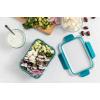 imageEllo Duraglass Meal Prep Container Glass Food Storage Container with Silicone Sleeve and Airtight BPAFree Plastic Lid Dishwasher Microwave and Freezer Safe34 Cup Antigua