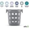 imageEllo Duraglass Meal Prep Container Glass Food Storage Container with Silicone Sleeve and Airtight BPAFree Plastic Lid Dishwasher Microwave and Freezer Safe3 Cup Grey
