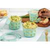 imageEllo Duraglass Meal Prep Container Glass Food Storage Container with Silicone Sleeve and Airtight BPAFree Plastic Lid Dishwasher Microwave and Freezer Safe2 Cup Yucca