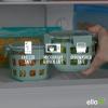 imageEllo Duraglass Meal Prep Container Glass Food Storage Container with Silicone Sleeve and Airtight BPAFree Plastic Lid Dishwasher Microwave and Freezer Safe2 Cup Yucca