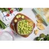 imageEllo Duraglass Meal Prep Lunch Bowl Container 5 cup Glass Food Storage Container with Silicone Sleeve and Airtight BPAFree Plastic Lid Dishwasher Microwave and Freezer SafeCashmere