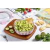 imageEllo Duraglass Meal Prep Lunch Bowl Container 5 cup Glass Food Storage Container with Silicone Sleeve and Airtight BPAFree Plastic Lid Dishwasher Microwave and Freezer SafeCashmere