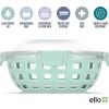 imageEllo Duraglass Meal Prep Lunch Bowl Container 5 cup Glass Food Storage Container with Silicone Sleeve and Airtight BPAFree Plastic Lid Dishwasher Microwave and Freezer SafeYucca