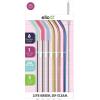 imageEllo Impact Reusable Stainless Steel Straws with Cleaning Brush 4 Piece June Breeze6 Piece