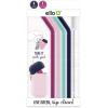 imageEllo Impact Silicone Fold ampamp Store Straws with Carry CaseJune Breeze