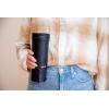 imageEllo Miri 16oz Vacuum Insulated Stainless Steel Travel Mug LeakProof Slider Lid Keeps Hot for 5 Hours Perfect for Coffee or Tea BPAFree Fits Most Cupholders Holiday Gift BlackBlack Marble