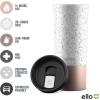 imageEllo Miri 16oz Vacuum Insulated Stainless Steel Travel Mug LeakProof Slider Lid Keeps Hot for 5 Hours Perfect for Coffee or Tea BPAFree Fits Most Cupholders Holiday Gift BlackSpeckle Rosegold