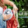 imageEllo Port 40oz Tumbler with Carry Loop ampamp Integrated Handle Vacuum Insulated Stainless Steel Reusable Water Bottle Travel Mug with Leak Proof Lid ampamp Straw Perfect for Iced Coffee ampamp Tea SageBlack