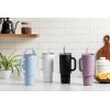 imageEllo Port 40oz Tumbler with Carry Loop ampamp Integrated Handle Vacuum Insulated Stainless Steel Reusable Water Bottle Travel Mug with Leak Proof Lid ampamp Straw Perfect for Iced Coffee ampamp Tea SageHalogen Blue