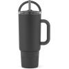 imageEllo Port 40oz Tumbler with Carry Loop ampamp Integrated Handle Vacuum Insulated Stainless Steel Reusable Water Bottle Travel Mug with Leak Proof Lid ampamp Straw Perfect for Iced Coffee ampamp Tea SageBlack