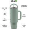 imageEllo Port 40oz Tumbler with Carry Loop ampamp Integrated Handle Vacuum Insulated Stainless Steel Reusable Water Bottle Travel Mug with Leak Proof Lid ampamp Straw Perfect for Iced Coffee ampamp Tea SageMatcha