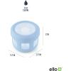 imageEllo Reusable Condiment Containers 4oz each with Screwon Leak Proof Lid  Perfect for Salad Dressing Sauce Dips Lunchbox Picnic Travel Bento Box  BPAFree  Dishwasher SafeSugar Rush