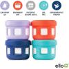 imageEllo Reusable Condiment Containers 4oz each with Screwon Leak Proof Lid  Perfect for Salad Dressing Sauce Dips Lunchbox Picnic Travel Bento Box  BPAFree  Dishwasher SafeFruit Cobbler