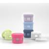 imageEllo Reusable Condiment Containers 4oz each with Screwon Leak Proof Lid  Perfect for Salad Dressing Sauce Dips Lunchbox Picnic Travel Bento Box  BPAFree  Dishwasher SafeSunny Daze