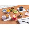 imageEllo Reusable Condiment Containers 4oz each with Screwon Leak Proof Lid  Perfect for Salad Dressing Sauce Dips Lunchbox Picnic Travel Bento Box  BPAFree  Dishwasher SafeSunny Daze