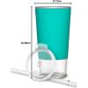 imageEllo Tidal Glass Tumbler with StrawMint
