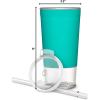 imageEllo Tidal Glass Tumbler with StrawMint