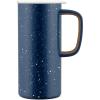 imageEllo Campy Vacuum Insulated Travel Mug with LeakProof Slider Lid and Comfy Carry Handle Perfect for Coffee or Tea BPA Free Avalon Sea 18ozXavier Navy
