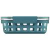 imageEllo Duraglass Meal Prep Container Glass Food Storage Container with Silicone Sleeve and Airtight BPAFree Plastic Lid Dishwasher Microwave and Freezer Safe34 Cup Antigua